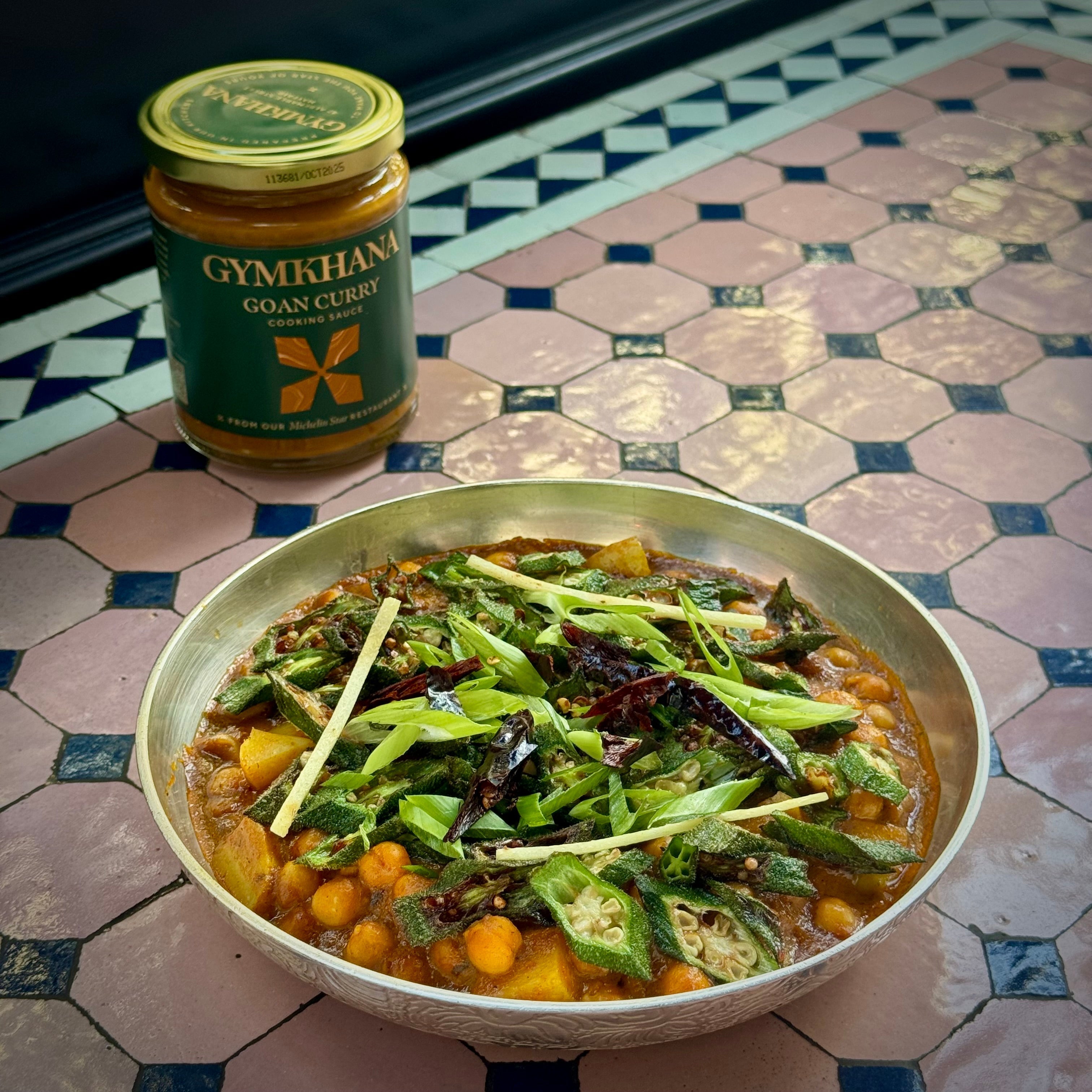 Goan Chickpea, Okra and Potato Curry