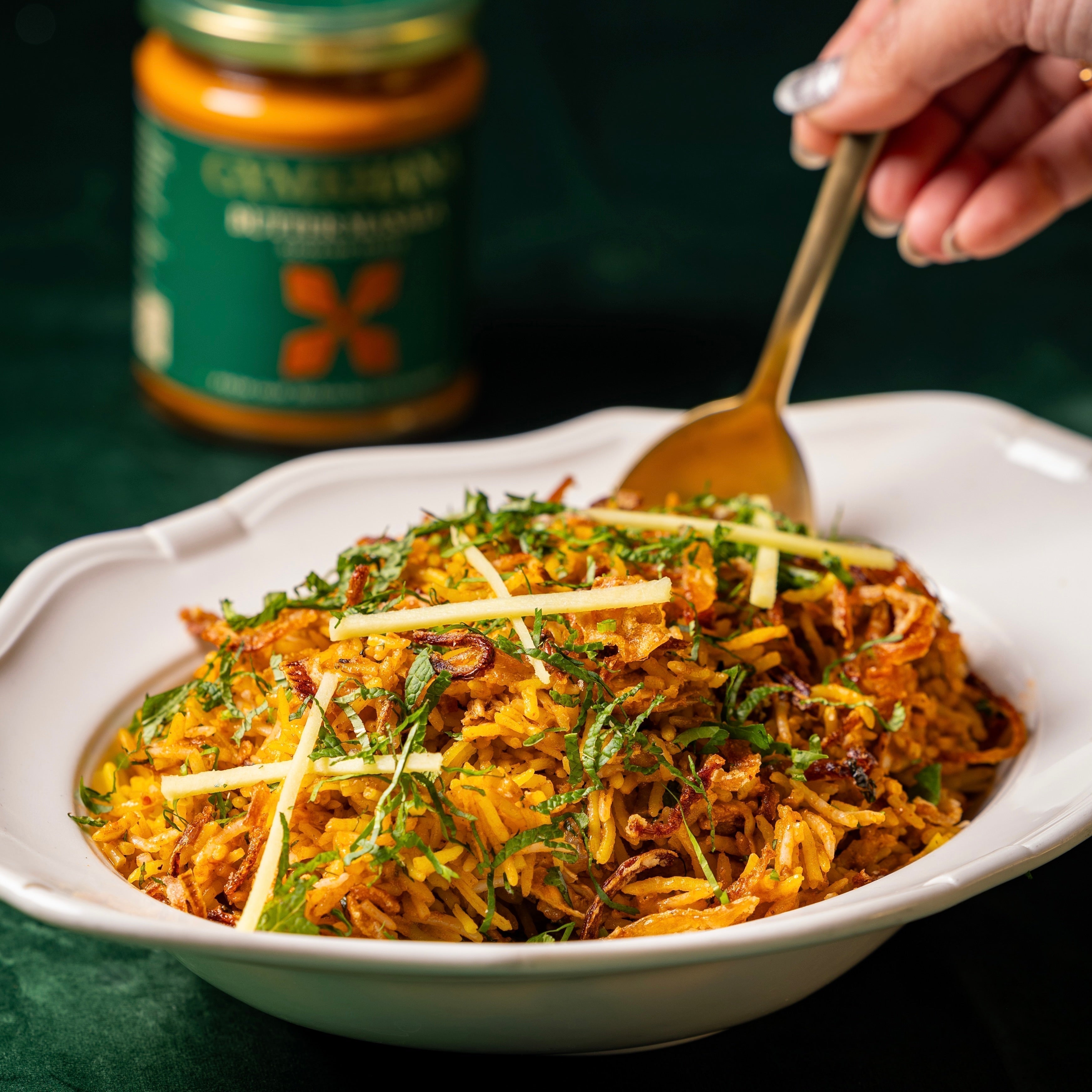 Butter Masala Turkey Pilau