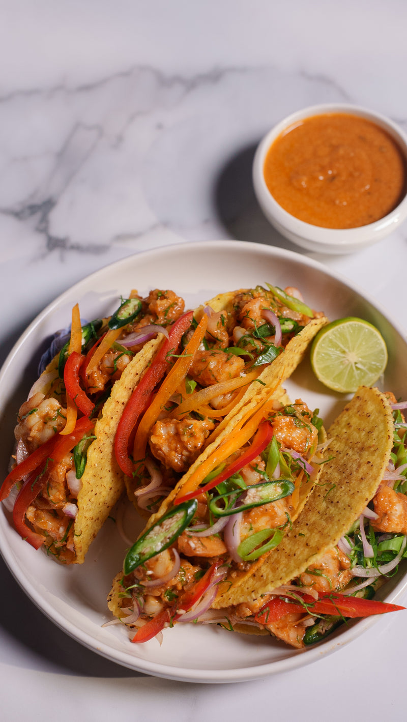 Goan Prawn Tacos